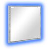 vidaXL LED F&uuml;rdőszoba T&uuml;k&ouml;r Sz&uuml;rke Sonoma 40 x 37 x 8.5 cm Faanyag