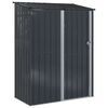 vidaXL Kertiszersz&aacute;mos h&aacute;zak Antracit 153,5 x 86 x 200 cm F&eacute;m