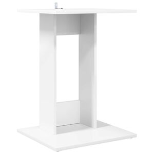 vidaXL Oldal asztal Feh&eacute;r 45 x 40 x 62,5 cm Szerelt Fa