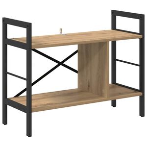 vidaXL K&ouml;nyvespolc 3 szintes 75 x 30 x 58,5 cm Szerelt Fa