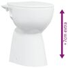 vidaXL feh&eacute;r ker&aacute;mia perem n&eacute;lk&uuml;li WC 7 cm extra magass&aacute;g Soft Close