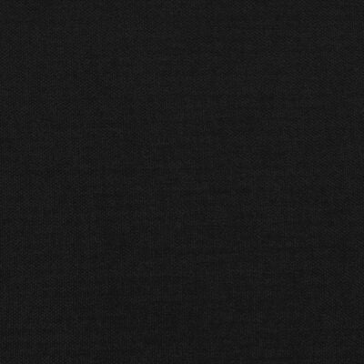 vidaXL fekete szövet LED-es fejtámla 103x16x118/128 cm