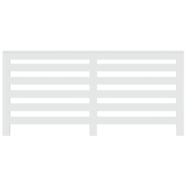 vidaXL feh&eacute;r szerelt fa radi&aacute;torburkolat 175 x 20 x 82 cm