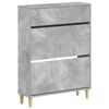vidaXL Cipőszekr&eacute;ny ARNHEM 78 x 24 x 103 cm Szerelt Fa Betonsz&uuml;rke