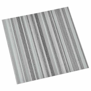 vidaXL &Ouml;ntapad&oacute;s Padl&oacute; Panelek Sz&uuml;rke &eacute;s fekete 30,5 x 30,5 cm 20 db