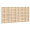 vidaXL fa gyűjtői vitrin 80 rekesszel 80x4,5x40,5 cm