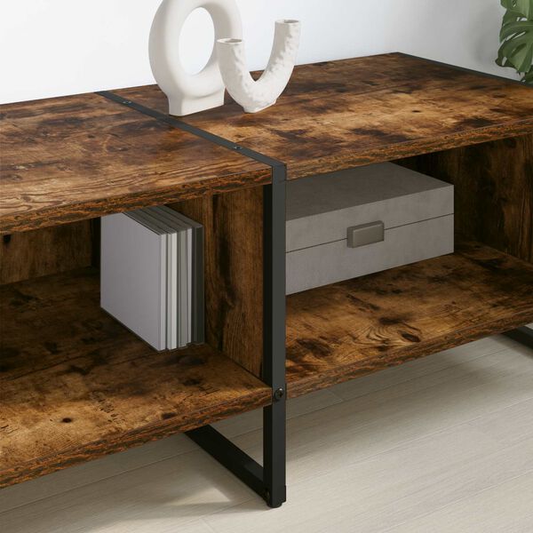 vidaXL TV szekr&eacute;ny F&uuml;st&ouml;s t&ouml;lgy 170.5 x 36 x 30.5 cm Faanyag