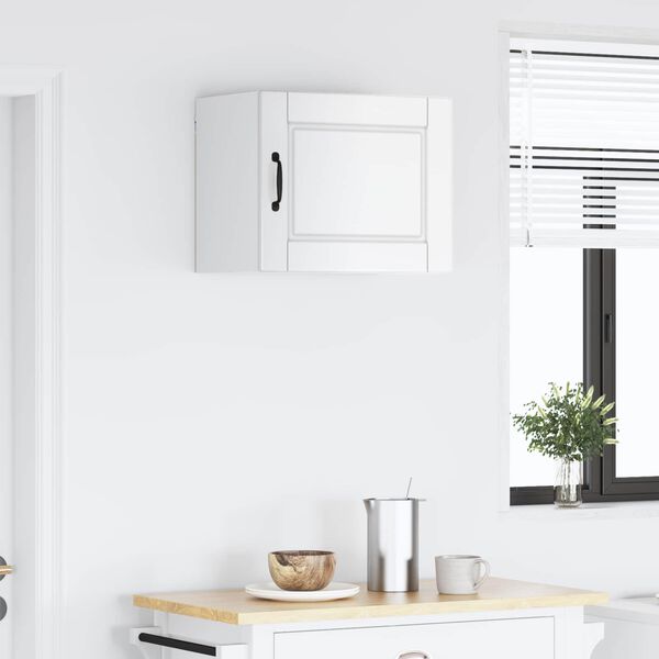 vidaXL Konyhaszekr&eacute;ny Magas F&eacute;nyű Feh&eacute;r 50 x 31 x 40 cm Faanyag