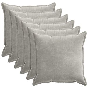 vidaXL P&aacute;rna huzat 6 pcs HOUTEN Vil&aacute;gossz&uuml;rke 80 x 80 cm
