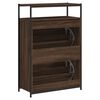 vidaXL barna t&ouml;lgysz&iacute;nű szerelt fa cipősszekr&eacute;ny 75 x 34 x 112 cm