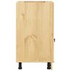vidaXL Cabinet fi&oacute;kkal SKI M&eacute;zes Barna 40 x 46 x 81,5 cm T&ouml;m&ouml;r fenyőfa