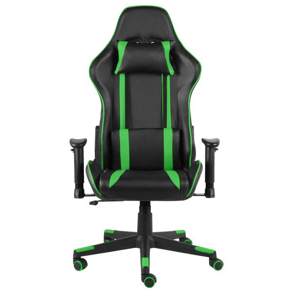 vidaXL z&ouml;ld PVC forg&oacute; gamer sz&eacute;k