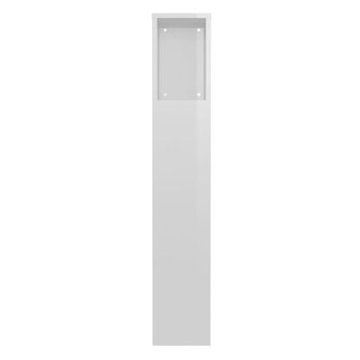 vidaXL magasfényű fehér áthidaló szekrény 100 x 18,5x 104,5 cm