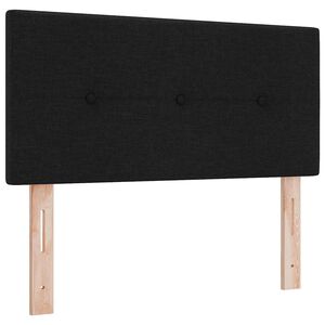 vidaXL Magass&aacute;g&aacute;ll&iacute;that&oacute; &aacute;gyfej fejt&aacute;ml&aacute;val Fekete 80 cm sz&ouml;vet