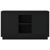 vidaXL fekete szerelt fa tálalószekrény 102x35x60 cm