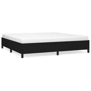 vidaXL fekete sz&ouml;vet &aacute;gykeret matrac n&eacute;lk&uuml;l 200 x 200 cm