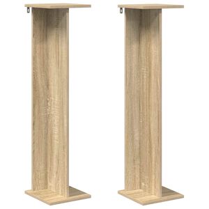 vidaXL N&ouml;v&eacute;ny&aacute;llv&aacute;ny Sonoma t&ouml;lgy 25 x 25,5 x 100,5 cm M&eacute;rn&ouml;ki fa