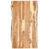 vidaXL t&ouml;m&ouml;r ak&aacute;cfa asztallap 118 x (50-60) x 3,8 cm