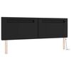 vidaXL Boxrug&oacute;s &aacute;gy matracmal fejt&aacute;ml&aacute;val Fekete 180 x 200 cm Műbőr