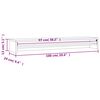 vidaXL betonszürke szerelt fa monitorállvány 100 x 24 x 13 cm