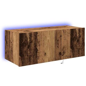 vidaXL TV Fali Szekr&eacute;ny 80 x 35 x 31 cm &Ouml;reg fa Szerelt Fa