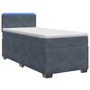 vidaXL Boxspring &aacute;gy matraccal &eacute;s LED-del S&ouml;t&eacute;tsz&uuml;rke 80 x 200 cm