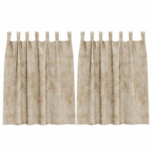 vidaXL B&aacute;rsonyf&uuml;gg&ouml;ny&ouml;k 2 db Kr&eacute;m 140 x 140 cm B&aacute;rsony