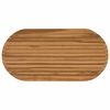 vidaXL Asztallap 100 x 50 x 3,5 cm Ov&aacute;lis T&ouml;m&ouml;r Teakfa Term&eacute;szetes