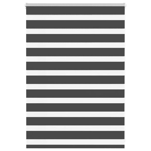 vidaXL zebraf&uuml;gg&ouml;nnyel fekete sz&ouml;vetsz&eacute;less&eacute;g 90,9 cm poli&eacute;szter