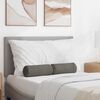 vidaXL Hengerpárnák 2 pcs Világosszürke Ø 15 x 40 cm Bársonyos szövet