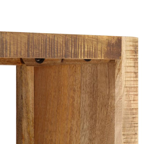 vidaXL t&ouml;m&ouml;r mang&oacute;fa k&ouml;nyvespolc 80 x 25 x 175 cm