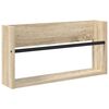 vidaXL Magazin &aacute;llv&aacute;ny Sonoma t&ouml;lgy 60 x 12 x 30 cm Szerelt Fa