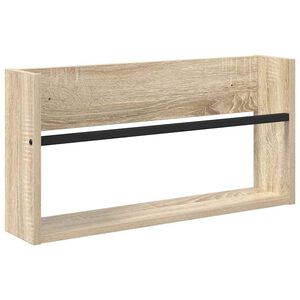 vidaXL Magazin &aacute;llv&aacute;ny Sonoma t&ouml;lgy 60 x 12 x 30 cm Szerelt Fa