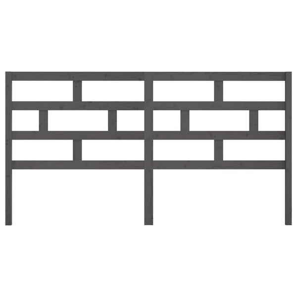 vidaXL sz&uuml;rke t&ouml;m&ouml;r fenyőfa &aacute;gy fejt&aacute;mla 206 x 4 x 100 cm