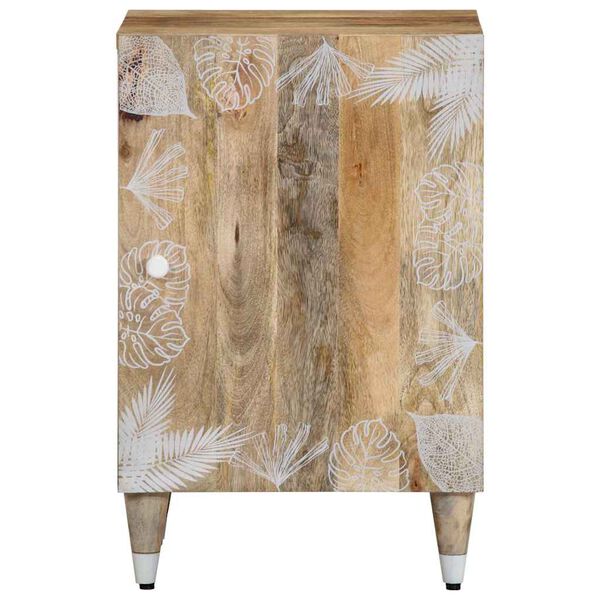 vidaXL t&ouml;m&ouml;r mang&oacute;fa f&uuml;rdőszobaszekr&eacute;ny 38 x 33,5 x 58 cm