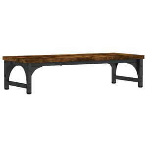 vidaXL f&uuml;st&ouml;s t&ouml;lgy sz&iacute;nű szerelt fa monitor&aacute;llv&aacute;ny 55 x 23 x 14 cm