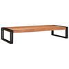 vidaXL F&uuml;rdőszobai polc r&eacute;sz&eacute;re Barna 120 x 50 x 23 cm T&ouml;m&ouml;r Ak&aacute;cfa