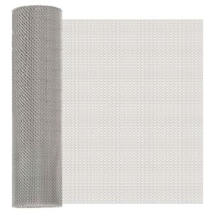 vidaXL H&aacute;l&oacute;s K&eacute;pernyő 40 x 200 cm 8 Mesh Rozsdamentes ac&eacute;l 201 Ez&uuml;st