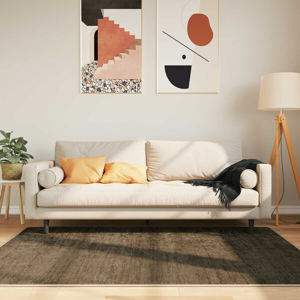 vidaXL Szőnyeg fut&oacute; MARSA Erdei z&ouml;ld 170 x 120 cm Poli&eacute;szter &eacute;s PVC