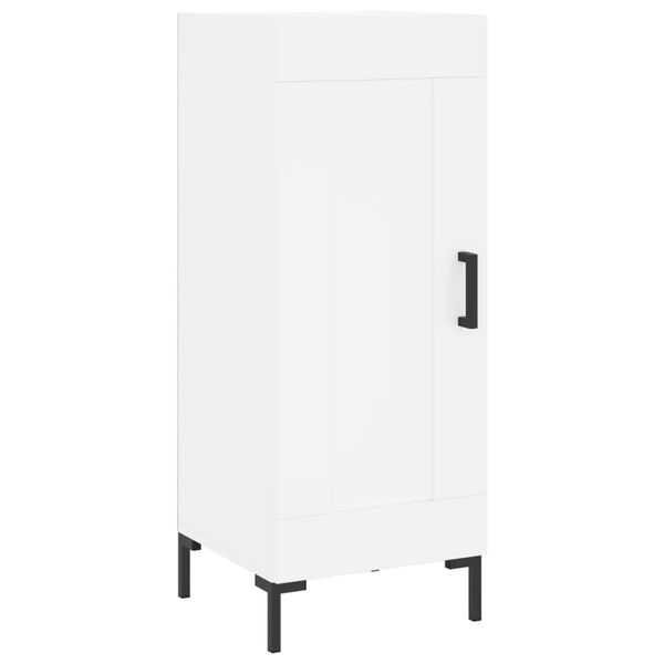 vidaXL fehér szerelt fa tálalóasztal 34,5 x 34 x 90 cm