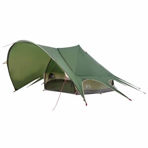 vidaXL Teepee S&aacute;tor 7 Szem&eacute;lyes Z&ouml;ld &eacute;s Sz&uuml;rke 600 x 600 x 347 cm