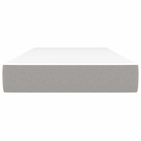 vidaXL vil&aacute;gossz&uuml;rke sz&ouml;vet zsebrug&oacute;s &aacute;gymatrac k&ouml;zepes kem&eacute;nys&eacute;gű 90x200x20 cm