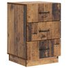 vidaXL &Eacute;jjeliszekr&eacute;ny fi&oacute;kkal Antik Fa 43 x 41 x 63,5 cm Szerelt Fa