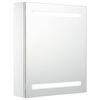 vidaXL t&uuml;kr&ouml;s f&uuml;rdőszobaszekr&eacute;ny LED vil&aacute;g&iacute;t&aacute;ssal 50 x 13,5 x 60 cm
