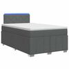 vidaXL Boxspring &aacute;gy matraccal S&ouml;t&eacute;tsz&uuml;rke 120 x 190 cm Sz&ouml;vet