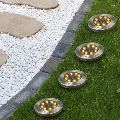 HI LED 4 db napelemes kerti talajba süllyeszthető lámpa