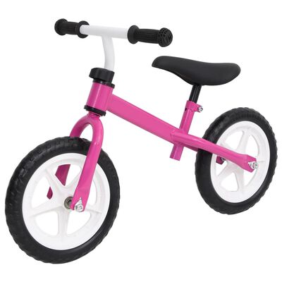 vidaXL rózsaszín egyensúlykerékpár 9,5"-es kerekekkel