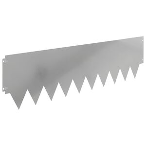 vidaXL Fűszeg&eacute;lyez&eacute;s 20 pcs 103 x 30 cm f&eacute;m Ez&uuml;st