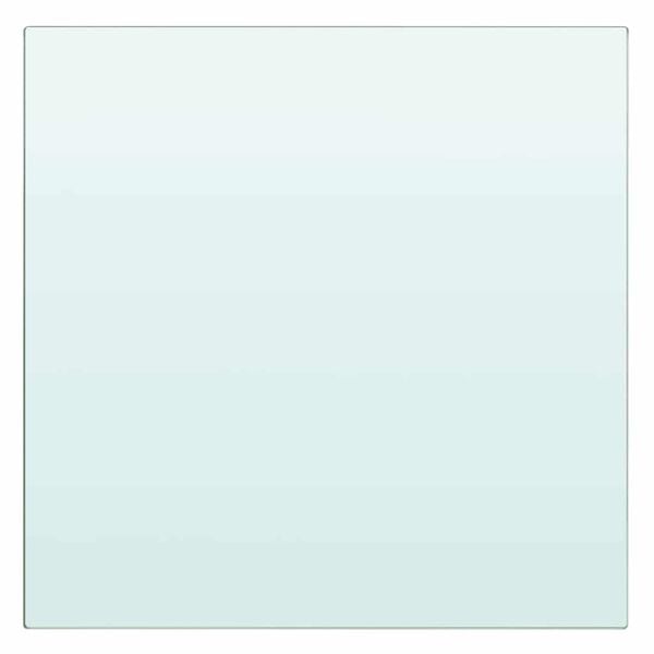 vidaXL 2 db átlátszó üveg paneles polc 30 x 30 cm