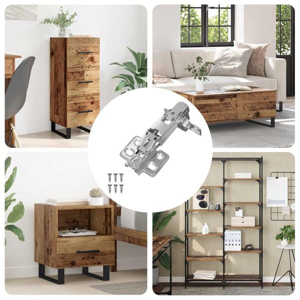 vidaXL Zsan&eacute;r 12 pcs Nikkel 139 x 64,1 x 10 mm Vas